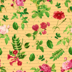 Scattered Floral Yellow