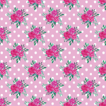 Shabby Chic Dots and Roses