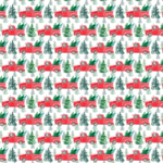 Red Christmas Truck