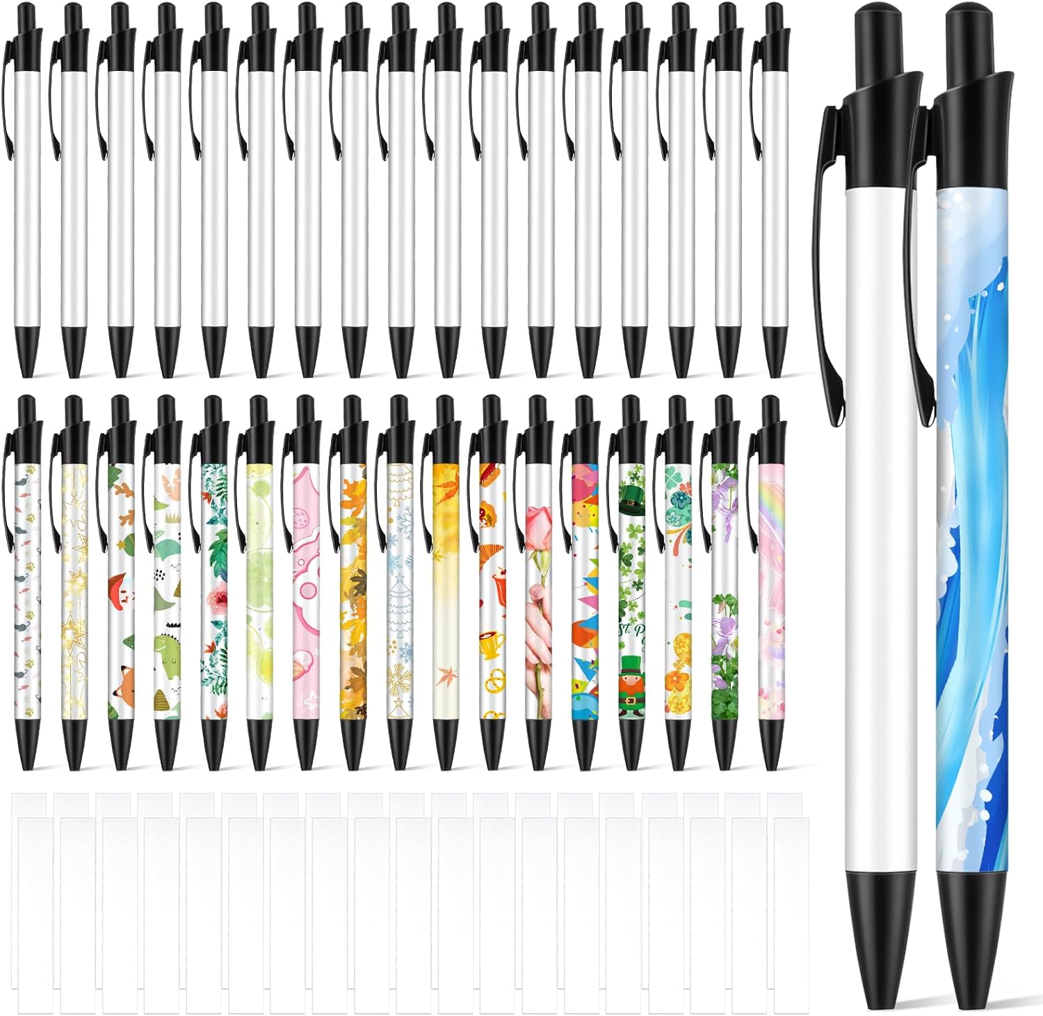Blank White Sublimation Pens for Custom Vinyl